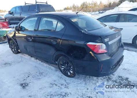 2024 Mitsubishi Mirage G4 Black Edition from USA, damaged, VIN ML32FUFJ8RHF03195